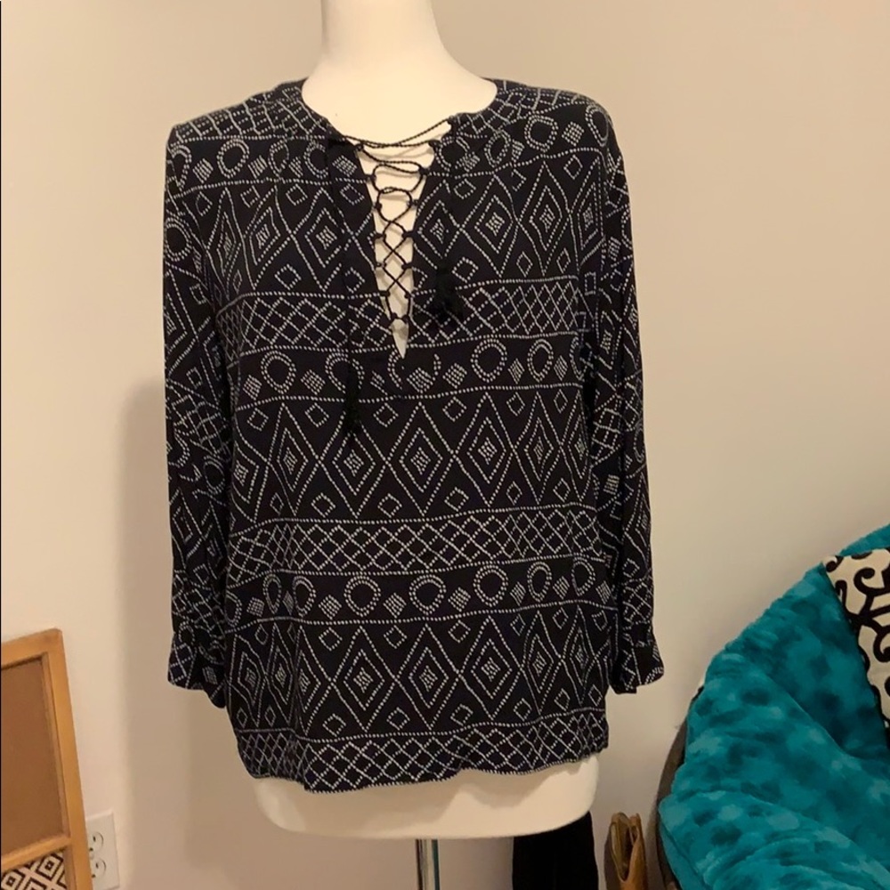 Madewell, peasant blouse, size S